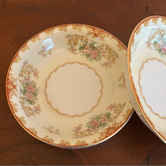 Noritake Cardinal Pattern 98829, Set of 3 Berry Bowls, small dessert bowls - Picture 11 of 12